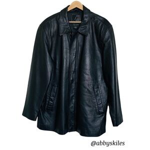 Black Leather Jacket for Men